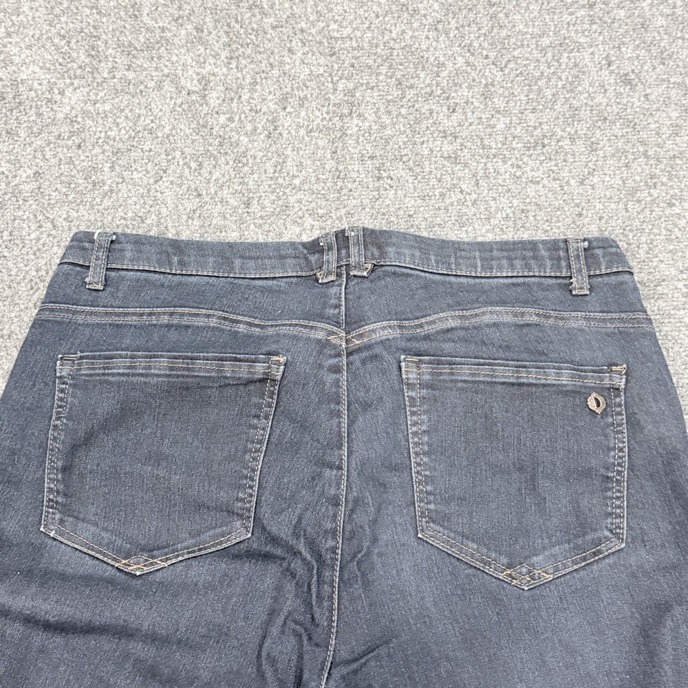 Democracy Ab Solution Jeans Womens 12 Dark Wash Denim Stretch Classic Fit - Picture 6 of 10
